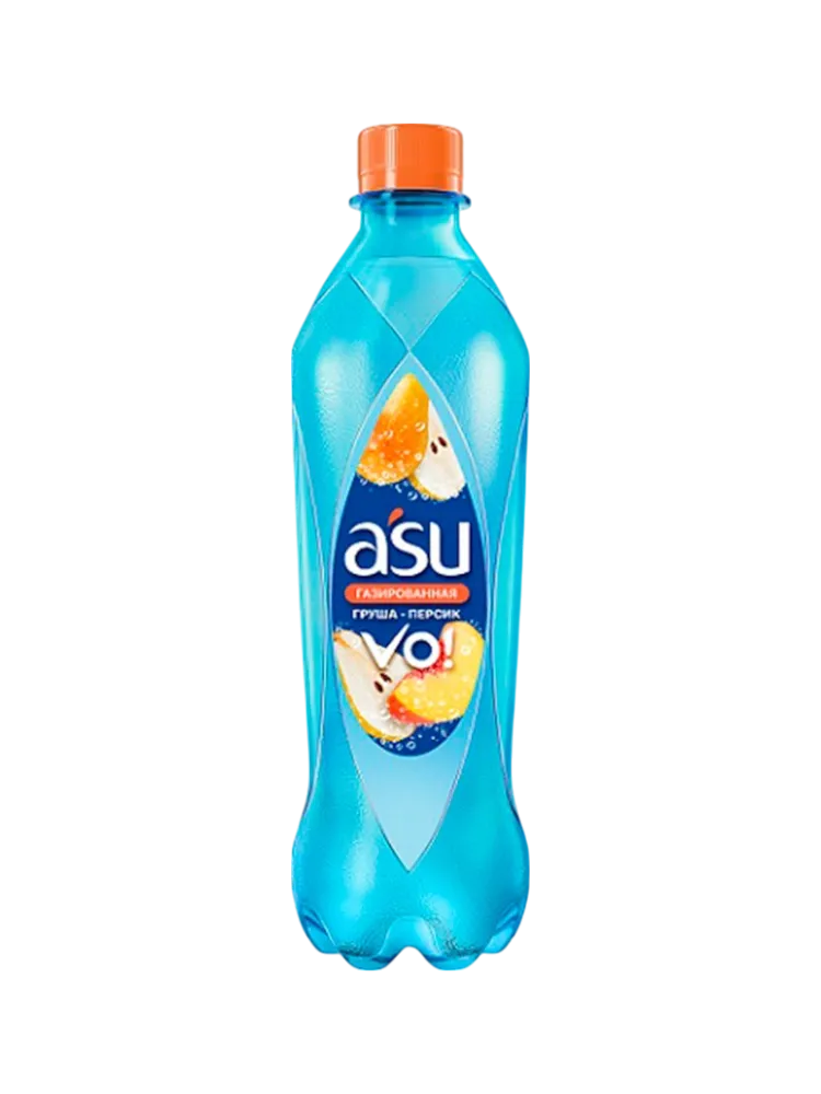 ВОДА A`SU 1Л ГРУША-ПЕРСИК Н/Г(6)