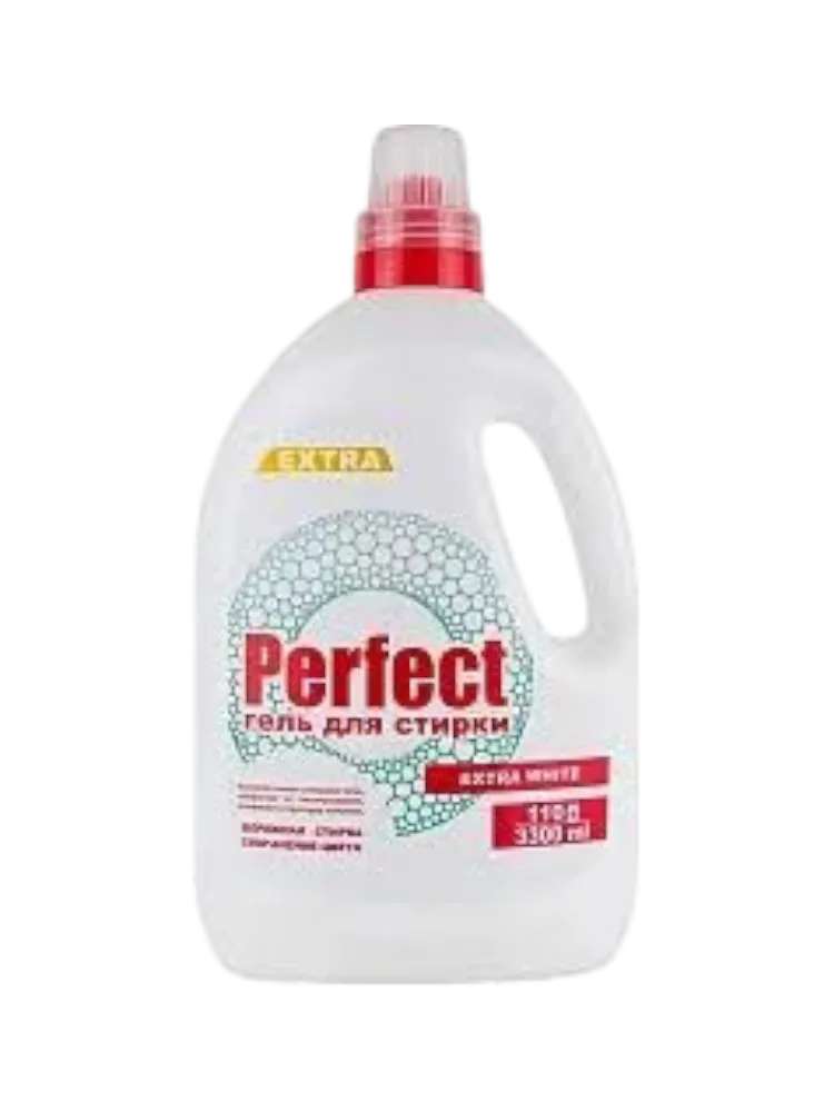 ГЕЛЬ Д/СТИРКИ PERFECT 3300МЛ EXTRA WHITE БЕРЕЖНАЯ СТИРКА(6)