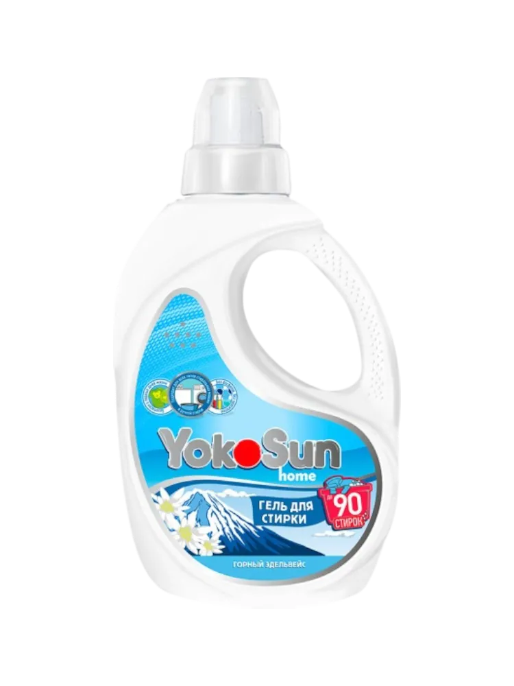 ГЕЛЬ Д/СТИРКИ YOKOSUN 2,1Л ГОРНЫЙ ЭДЕЛЬВЕЙС(8)