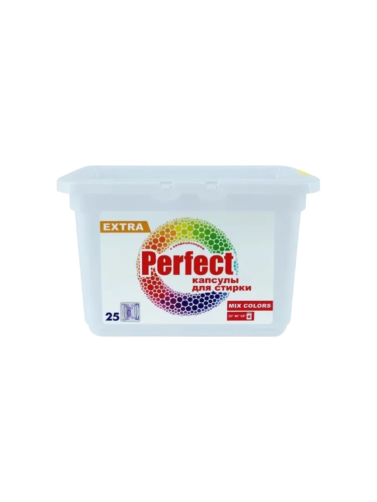 КАПСУЛЫ Д/СТИРКИ PERFECT MIX COLOR EXTRA 25ШТ(30)