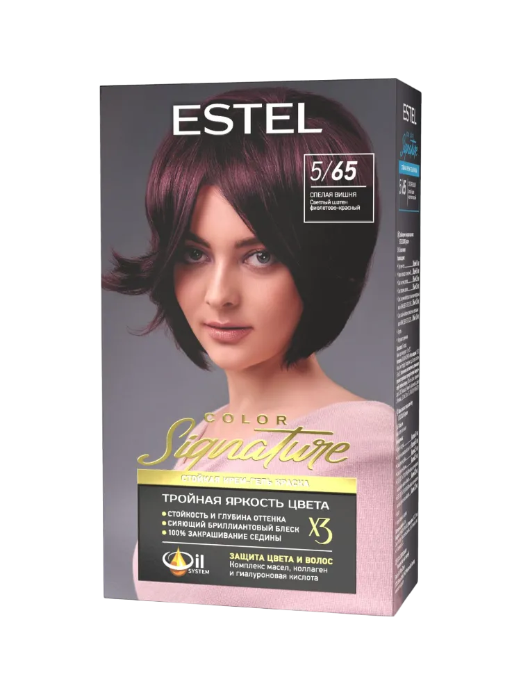 КРАСКА ESTEL COLOR SIGNATURE 5/65 СПЕЛАЯ ВИШНЯ(12)