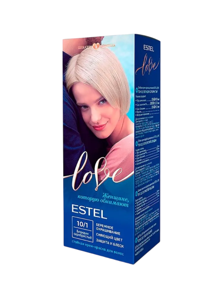КРАСКА ESTEL LOVE 10/1 БЛОНДИН СЕРЕБРИСТЫЙ(12)