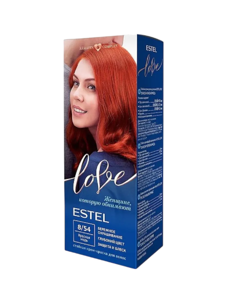 КРАСКА ESTEL LOVE 8/54 КРАСНАЯ МЕДЬ(12)
