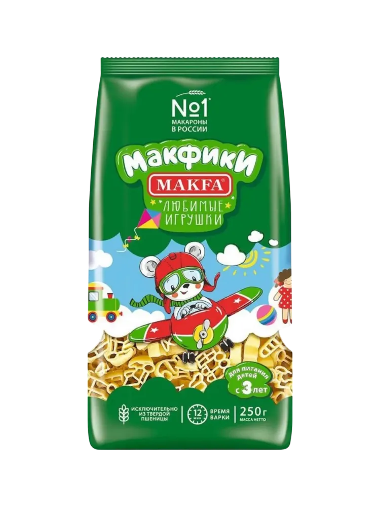 МАКАРОНЫ МАКФА 250Г МАКФИКИ
