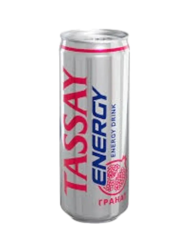 НАПИТОК ЭНЕРГЕТ TASSAY ENERGY 0.45Л ГРАНАТ Ж/Б(12)