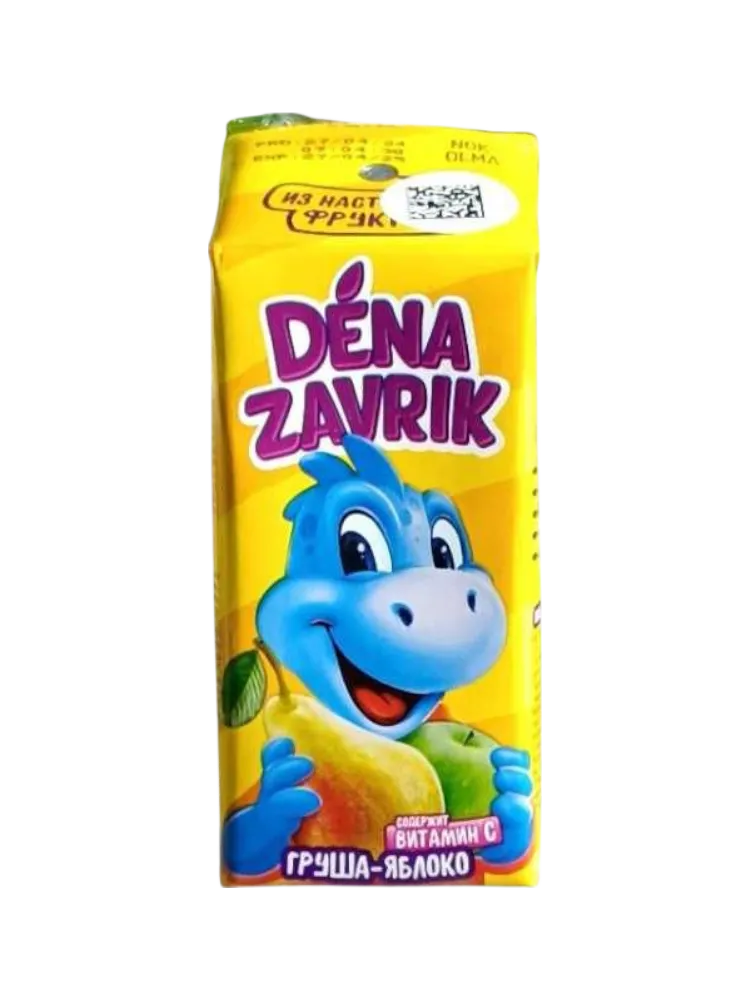 НЕКТАР DENA ZAVRIK ГРУША-ЯБЛОКО 0,2Л(24)