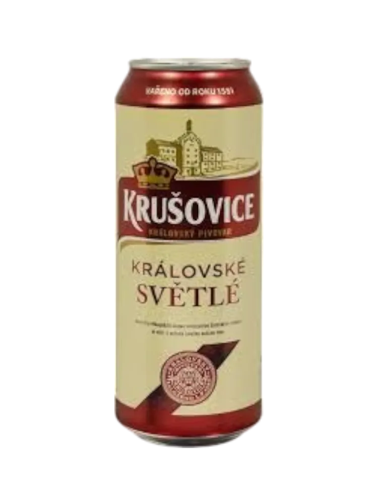 ПИВО КРУШОВИЦЕ 0.45Л СВЕТЛОЕ 4.2% Ж/Б  (12) - фото 1