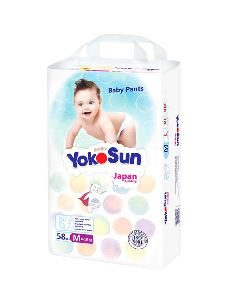 ПОДГУЗНИКИ ТРУСИКИ YOKOSUN COMFORT M 6-10КГ 58ШТ(3)
