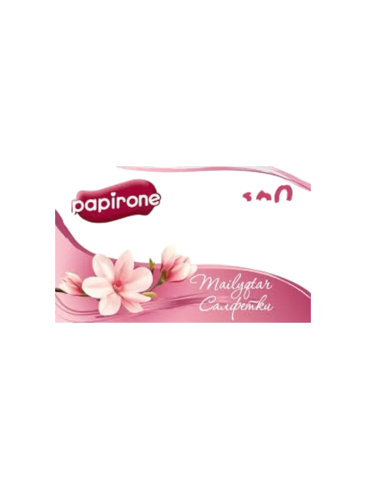 САЛФЕТКИ ВЫТЯЖНЫЕ PAPIRONE 120ШТ МАГНОЛИЯ(24)