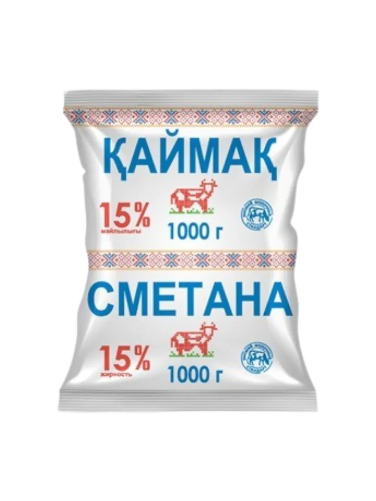 СМЕТАНА ПЕТРОПАВЛОВСКАЯ 15% 1КГ ТФА