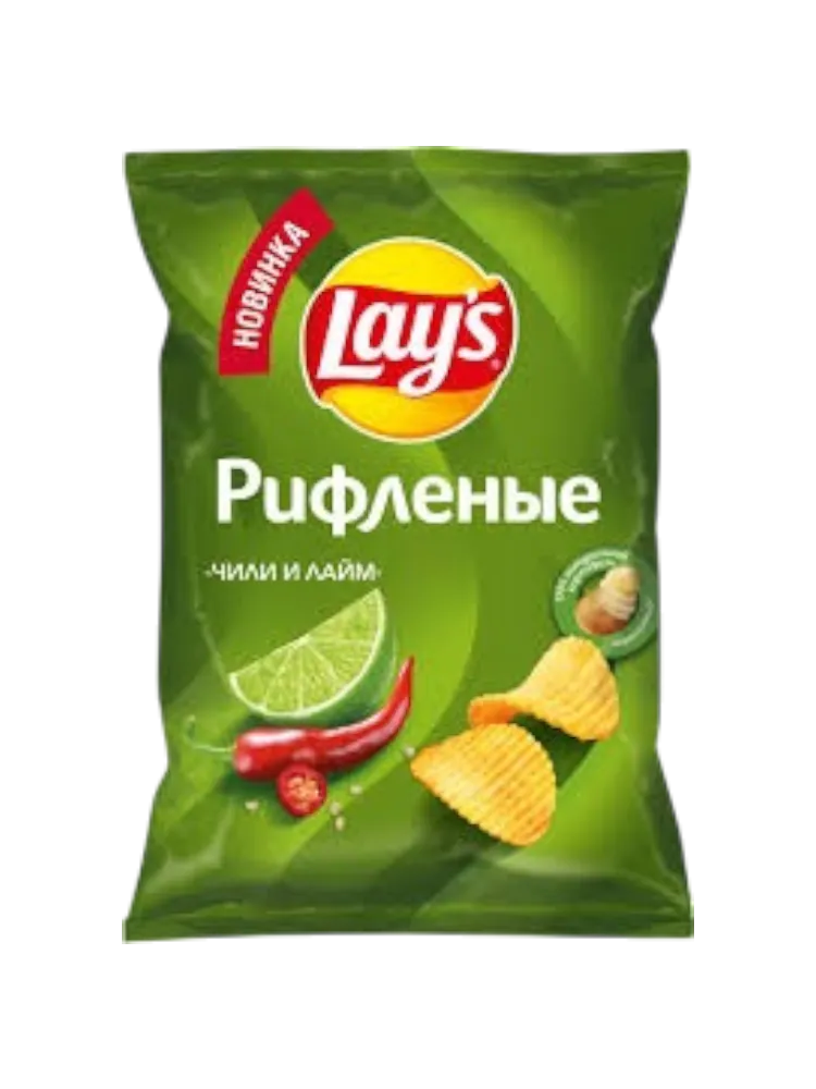 ЧИПСЫ LAYS 125Г ЧИЛИ ЛАЙМ(19)