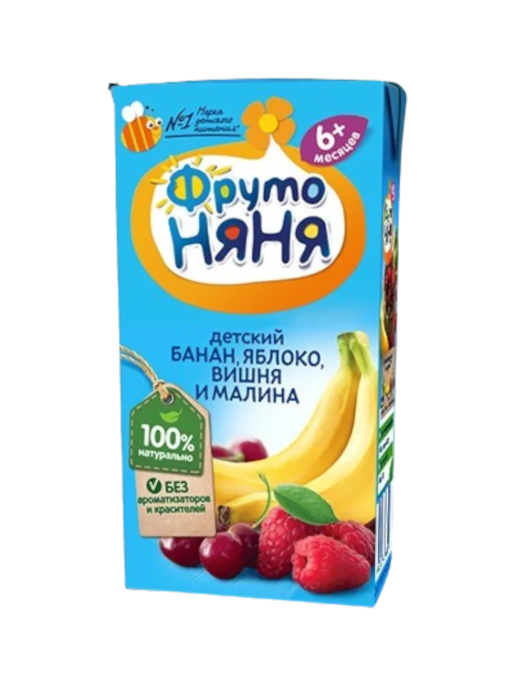Фруто-няня Нектар из смеси фруктов  200мл