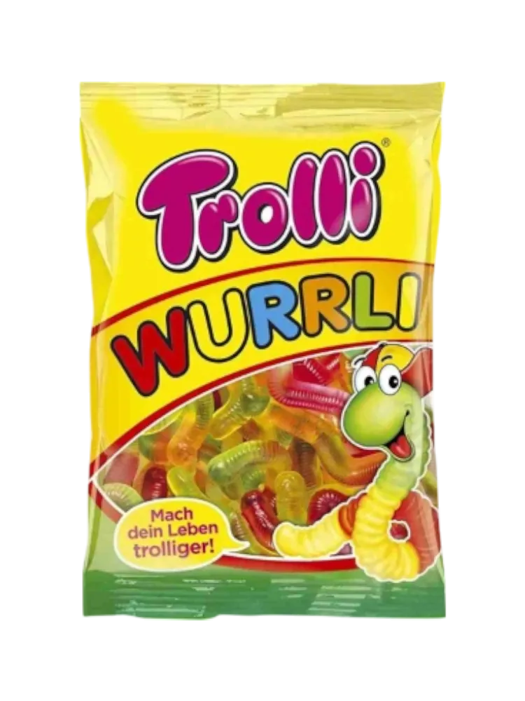 ЖЕВ КОНФЕТЫ TROLLI 100Г WURRLI(24) - фото 1