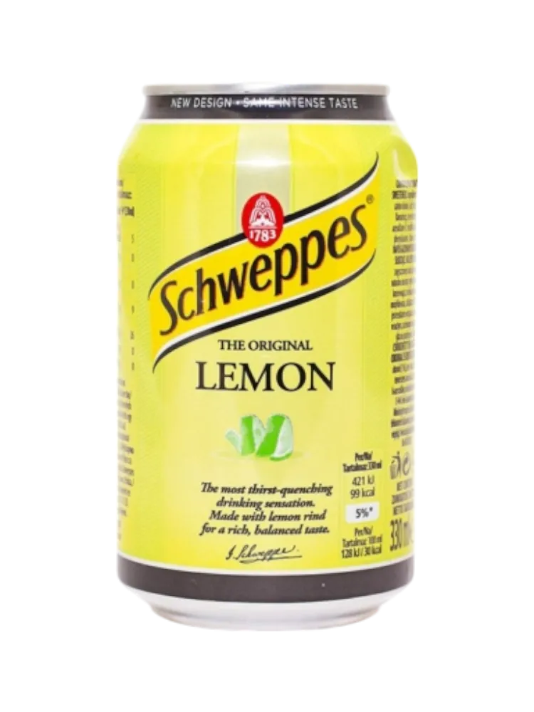 НАПИТОК SCHWEPPES 0.33Л LEMON Ж/Б(24)