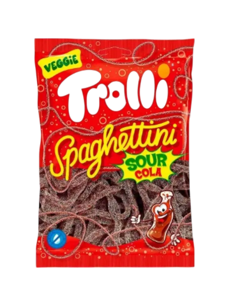 ЖЕВ КОНФЕТЫ TROLLI 100Г SOUR COLA SPAGHETTINI(30) - фото 1