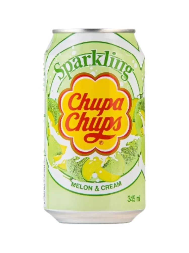 НАПИТОК CHUPA CHUPS ДЫНЯ КРЕМ 345 МЛ Ж/Б (24)