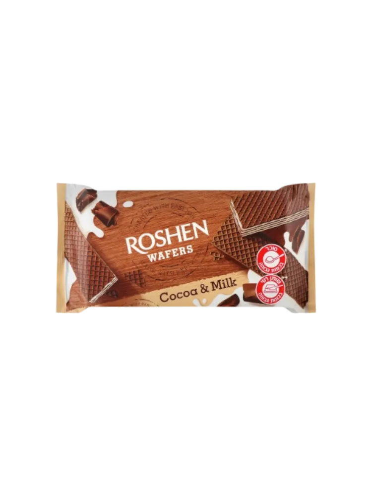 ВАФЛИ ROSHEN WAFERS КАКАО  216Г(11)
