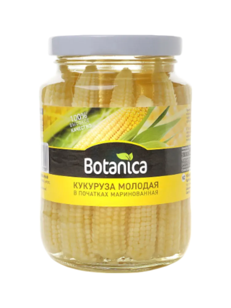КУКУРУЗА BOTANICA 370МЛ МАРИНОВ ПОЧАТКИ(12)