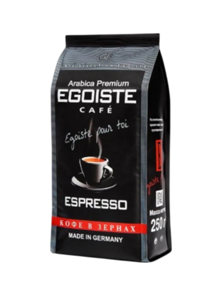КОФЕ EGOISTE ESPRESSO 250Г ЗЕРНО М/У(12)