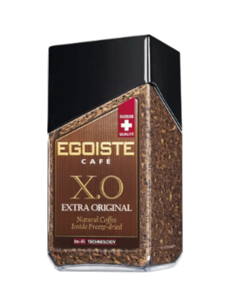 КОФЕ EGOISTE X.O 100Г СУБЛ+МОЛ С/Б(9)