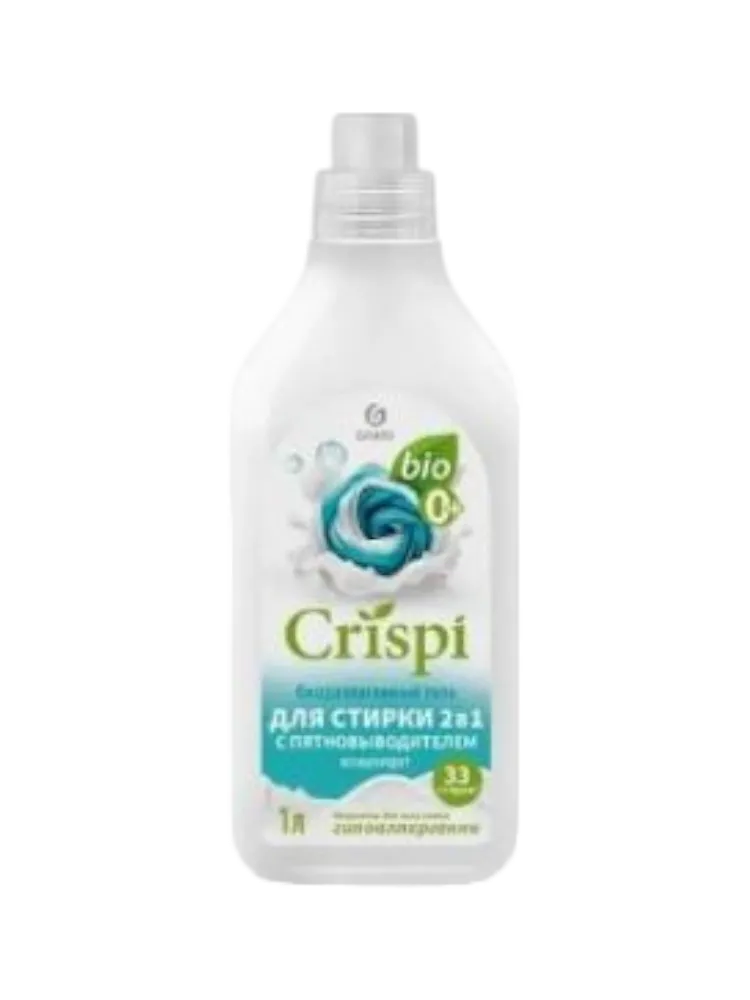 ГЕЛЬ Д/СТИРКИ CRISPI 2В1 С ПЯТНОВЫВОДИТЕЛЕМ 1000МЛ(8)
