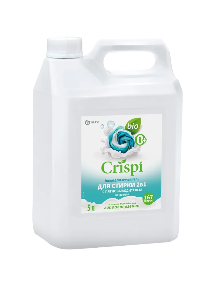 ГЕЛЬ Д/СТИРКИ CRISPI 2В1 С ПЯТНОВЫВОДИТЕЛЕМ 5Л(4)