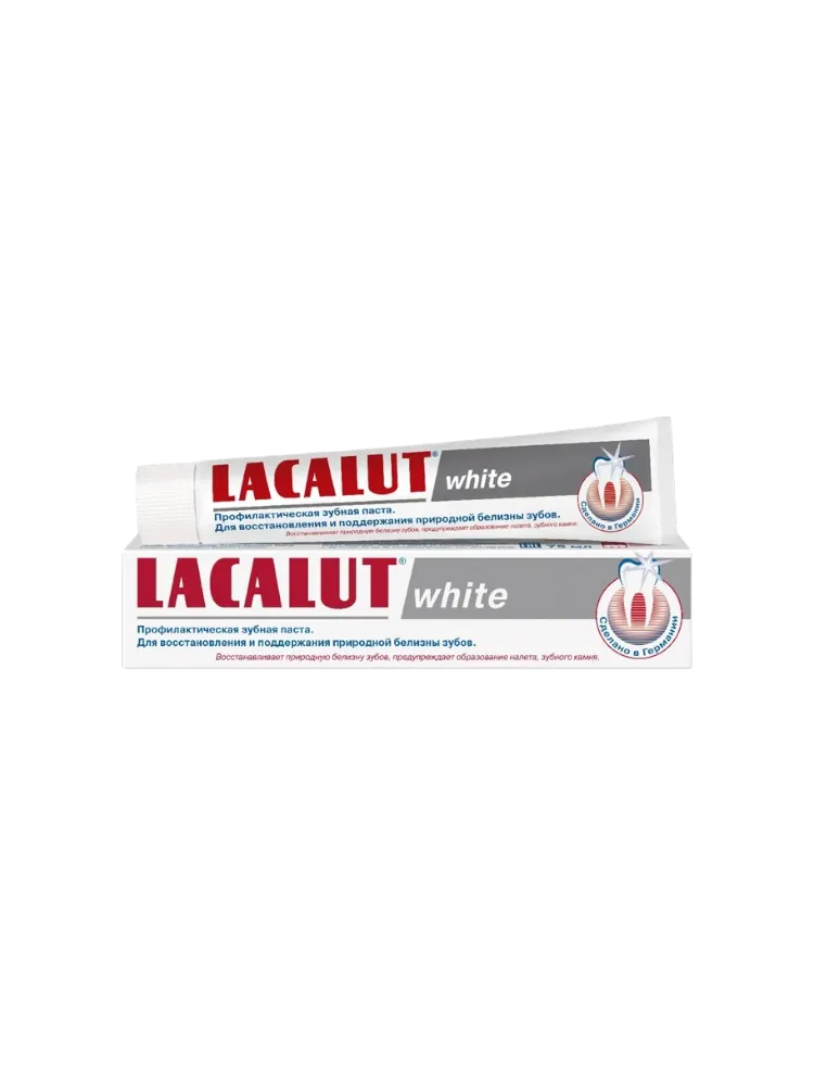 ЗУБ ПАСТА LACALUT 75МЛ WHITE(24)