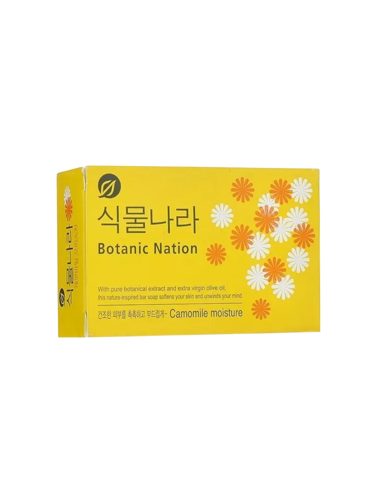 LION Мыло Shingmulnara Soap 100гр Ромашка 