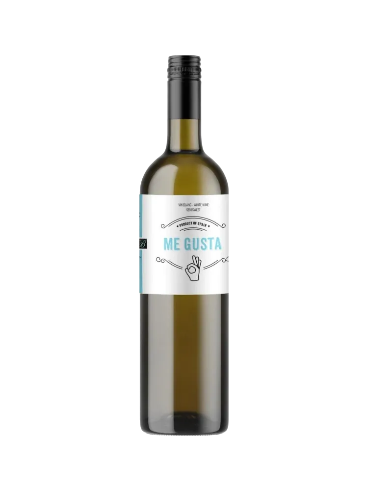 ВИНО ME GUSTA 0.75Л БЕЛОЕ СУХ 12%(6) - фото 1