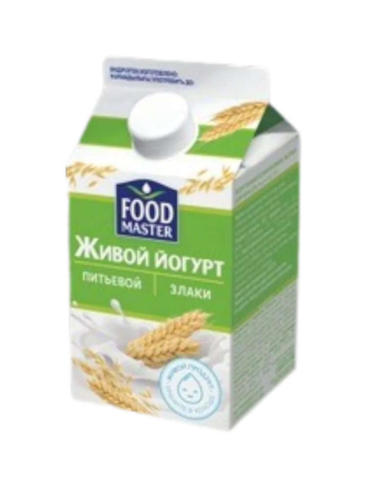 ЙОГУРТ ПИТЬЕВОЙ ФМ ЗЛАКИ 2% 450Г(35) Т/П