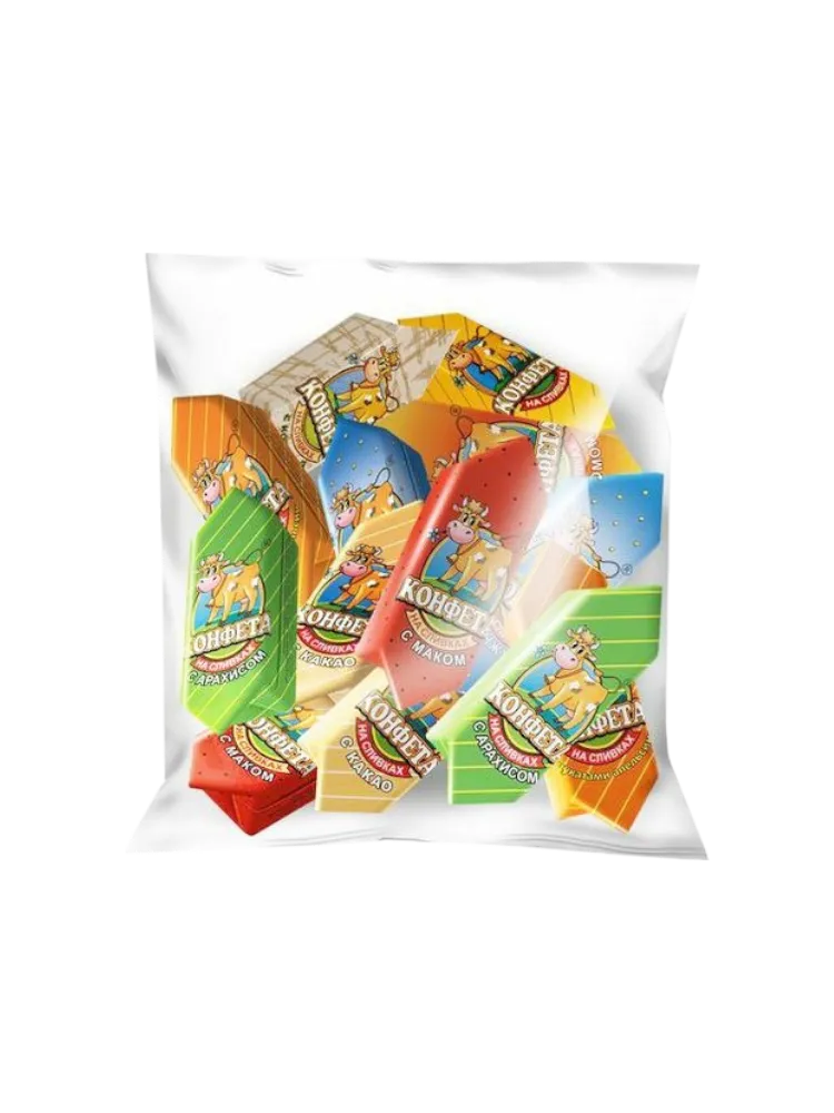 КОНФЕТЫ 250Г CREAM FUDGE НА СЛИВКАХ АССОРТИ(20)