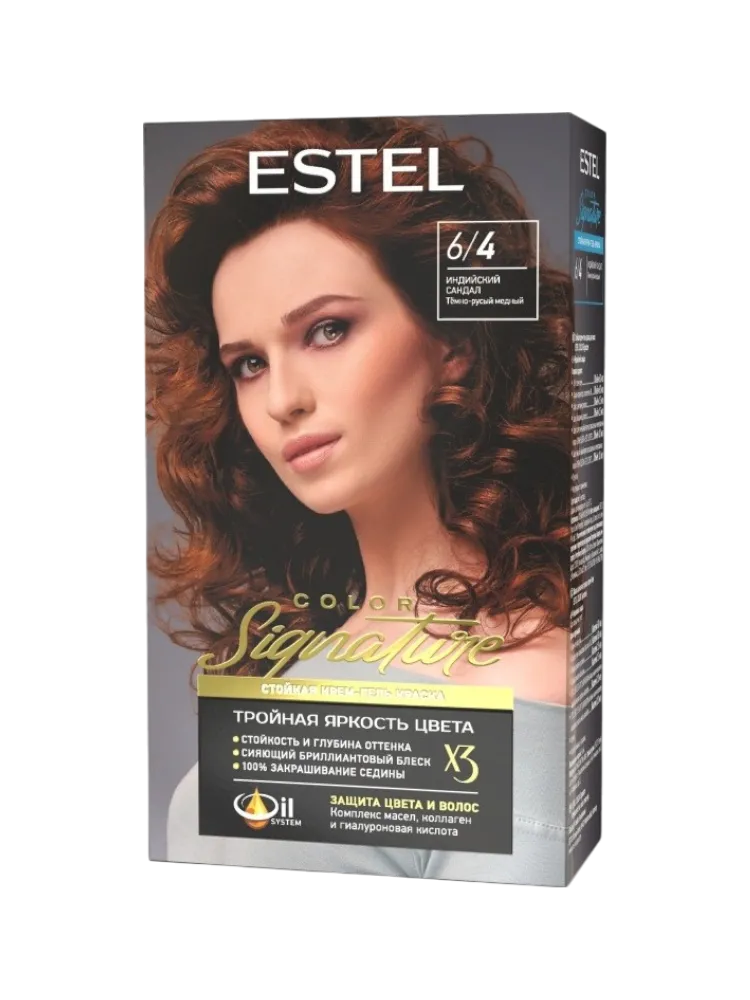 КРАСКА ESTEL COLOR SIGNATURE 6/4 ИНДИЙСКИЙ САНДАЛ(12)