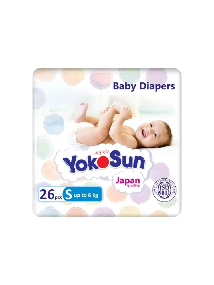 ПОДГУЗНИКИ YOKOSUN COMFORT МИНИ S 0-6КГ 26ШТ(8)