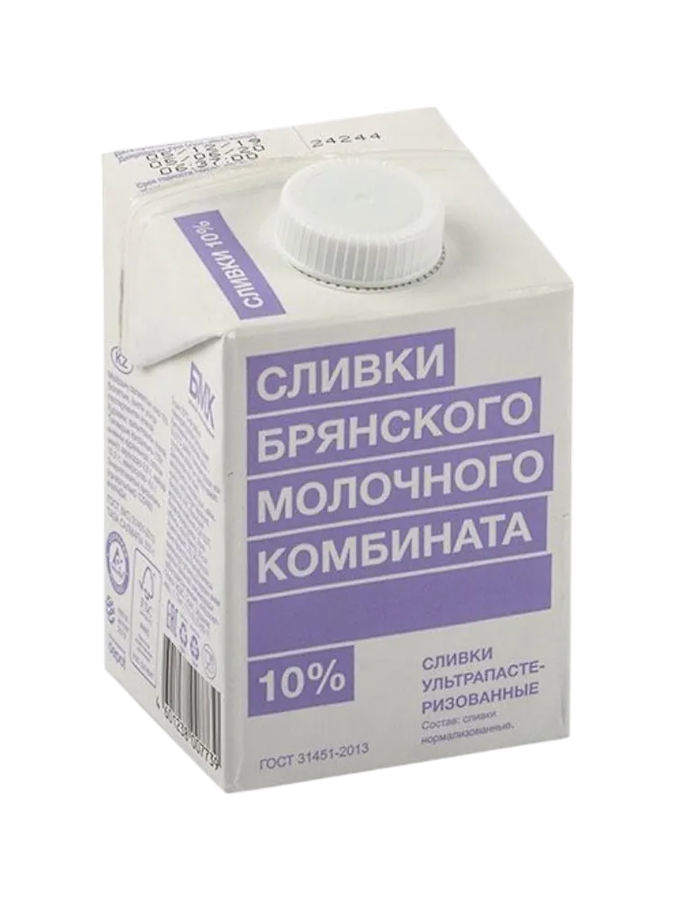 СЛИВКИ БМК УЛЬТРАПАСТЕРИЗ 10% 500Г(12)
