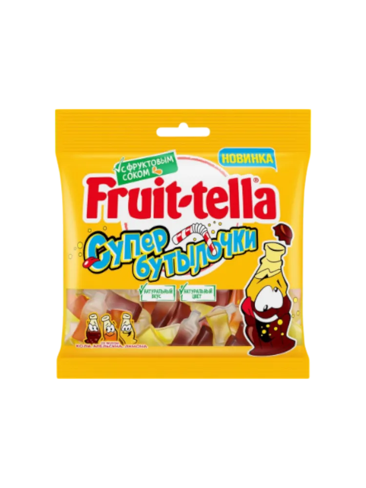 ЖЕВ МАРМЕЛАД FRUITTELLA СУПЕР БУТЫЛОЧКИ 100Г