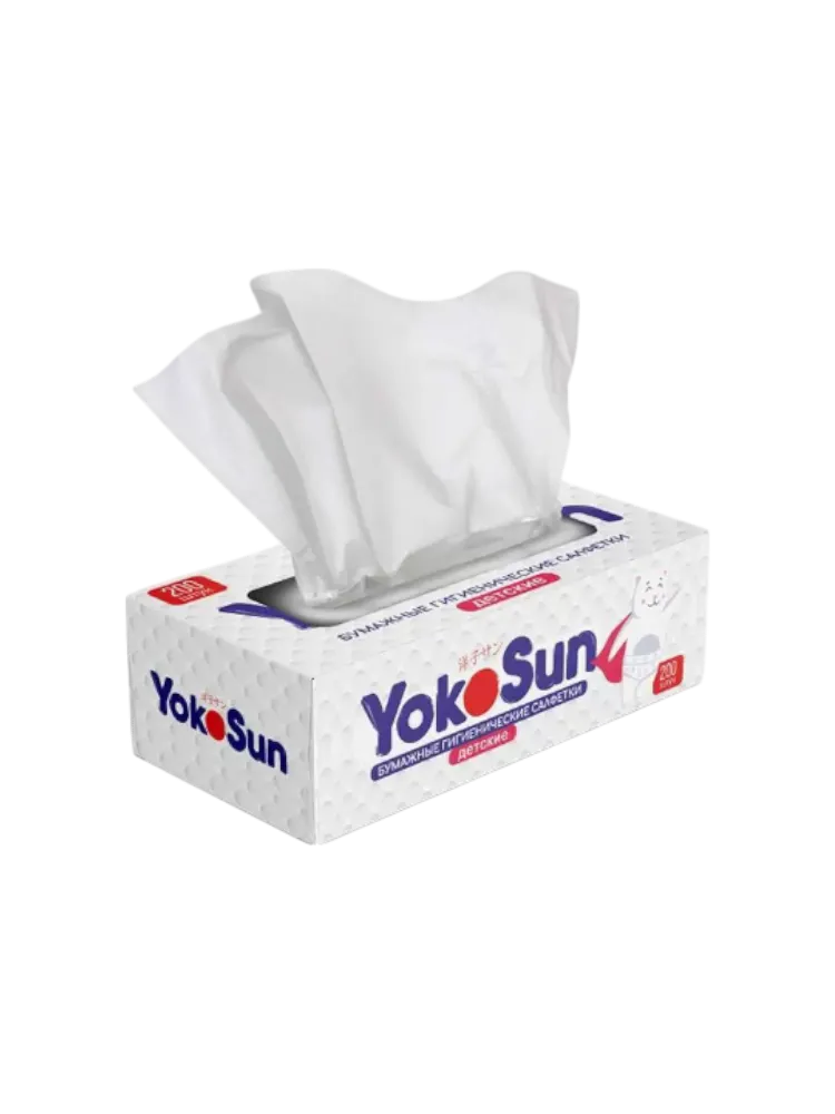 Детские бумажные салфетки Yokosun №200
