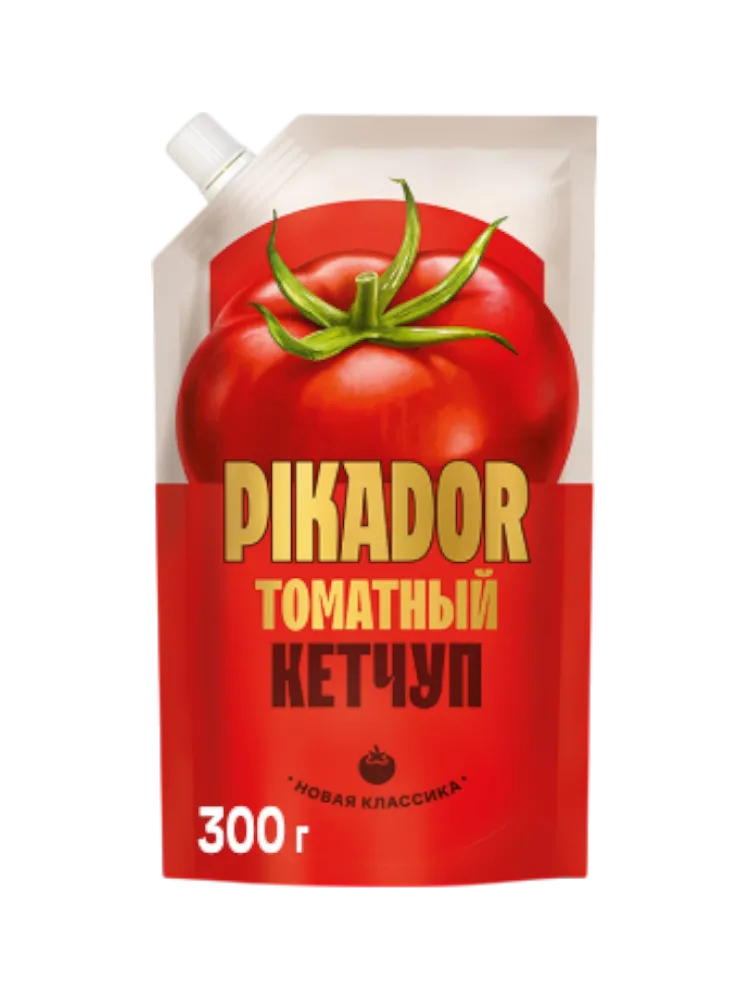 КЕТЧУП PIKADOR ТОМАТНЫЙ Д/П 300Г(16) 
