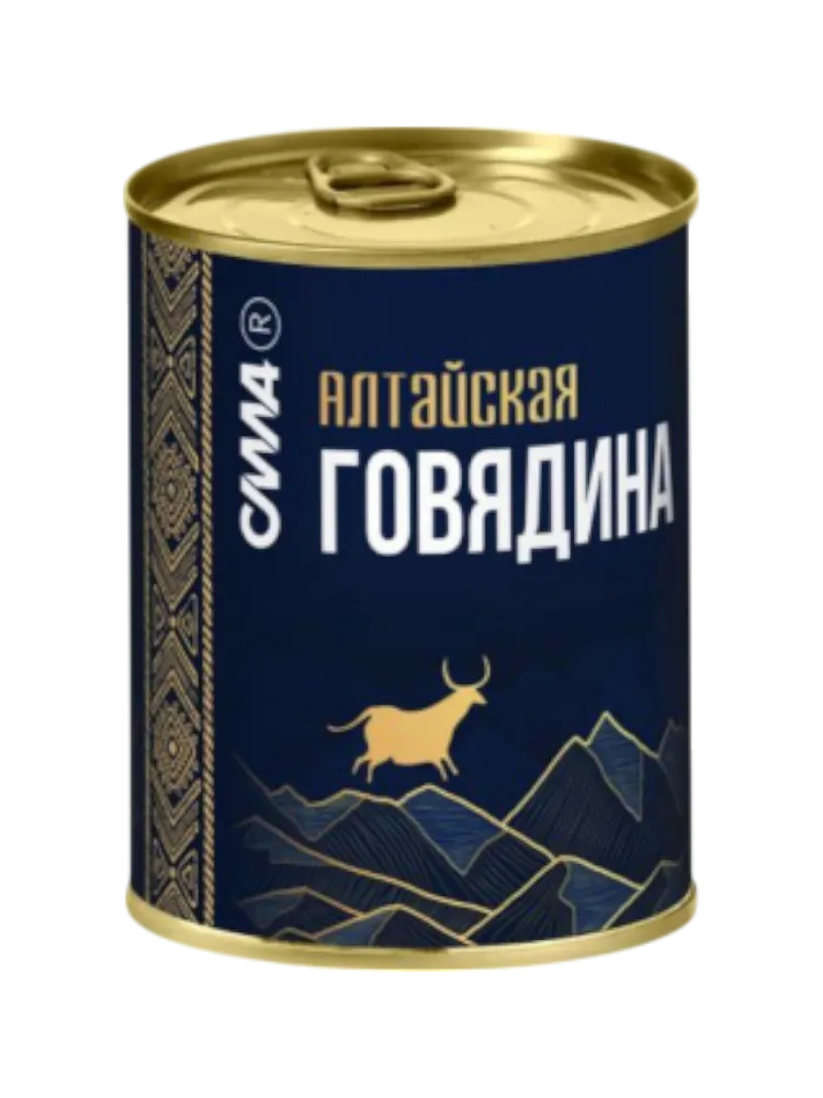 КОНСЕРВЫ АЛТАЙСКАЯ ГОВЯДИНА 340Г Ж/Б(12)
