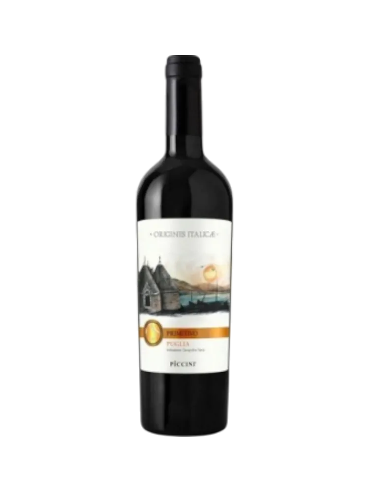 ВИНО PICCINI ORIGINES ITALICAE 0.75Л PRIMITIVO КР СУХ 15%(6) - фото 1