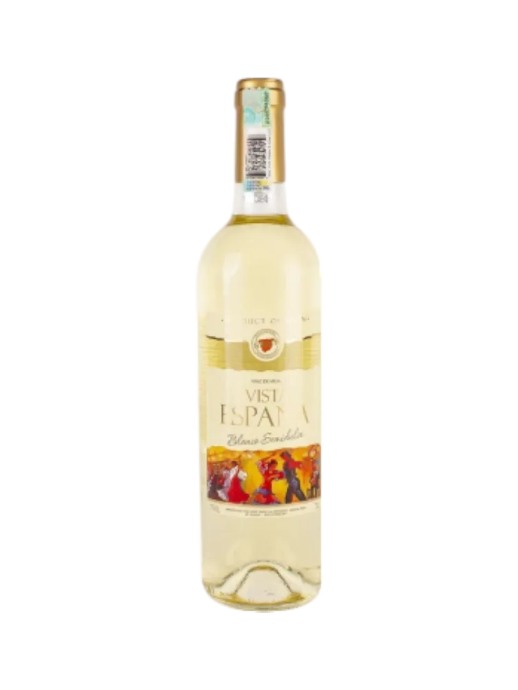ВИНО VISTA ESPANA 0.75Л BLANCO БЕЛ П/СЛ 11%(6) - фото 1