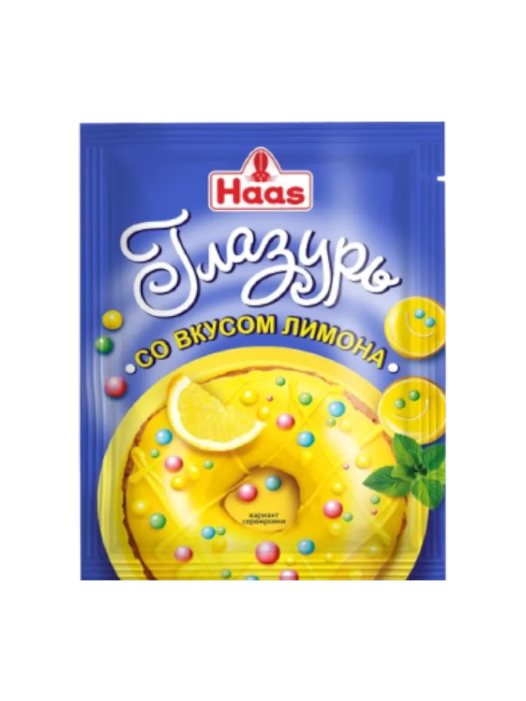 ГЛАЗУРЬ HAAS 75Г ЛИМОН(10)