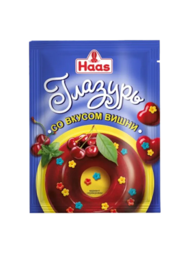 ГЛАЗУРЬ HAAS 75Г СО ВКУСОМ ВИШНИ(10)