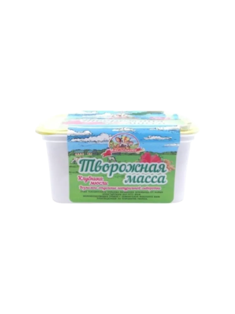 ДЕСЕРТНАЯ МАССА 180Г КЛУБНИКА МЮСЛИ МДЖ 20%(20)