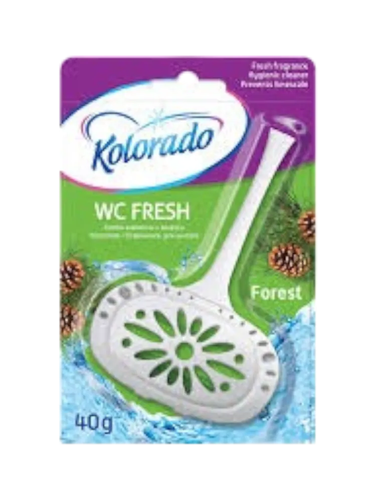 БЛОК Д/ТУАЛЕТА KOLORADO WC FRESH 40Г СОСНА(24)