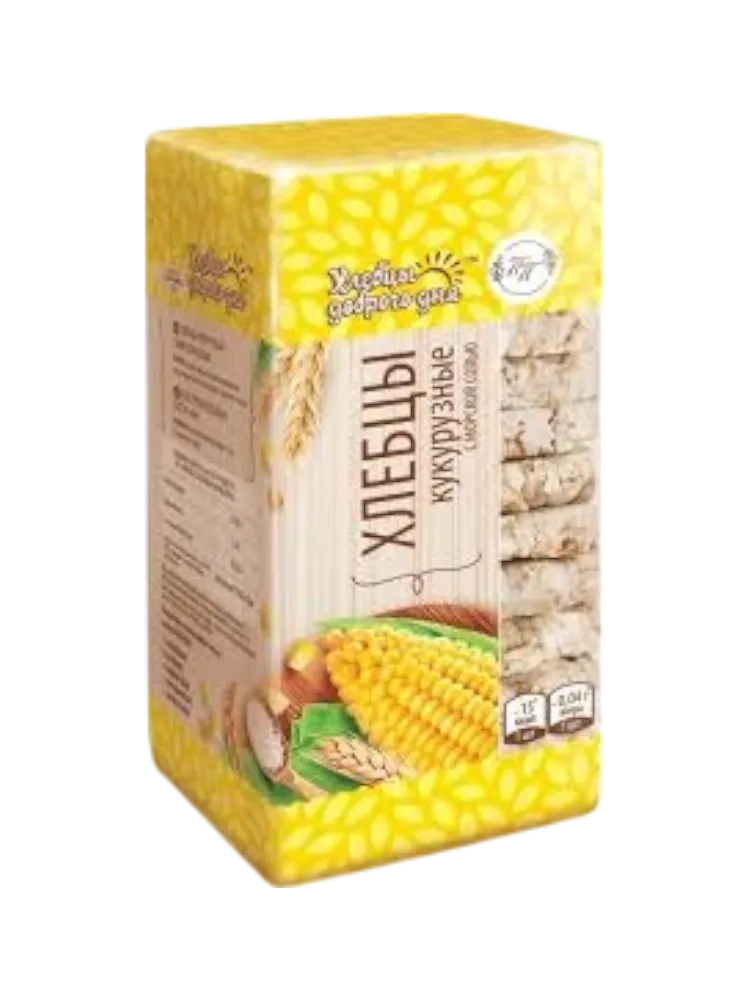 ХЛЕБЦЫ ДОБРОГО ДНЯ 60Г КУКУРУЗНЫЕ(15)