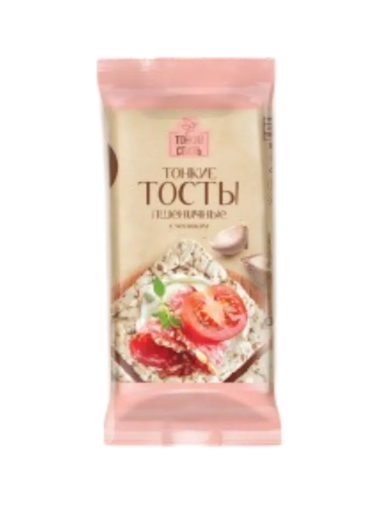 ТОСТЫ ПШЕНИЧНЫЕ 33Г С ЧЕСНОКОМ(15)