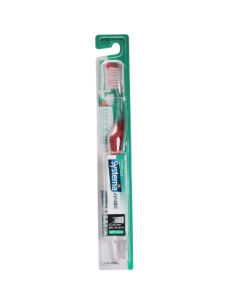Зубная щетка  LION Systema Deep Clean Dual Action средняя жесткость