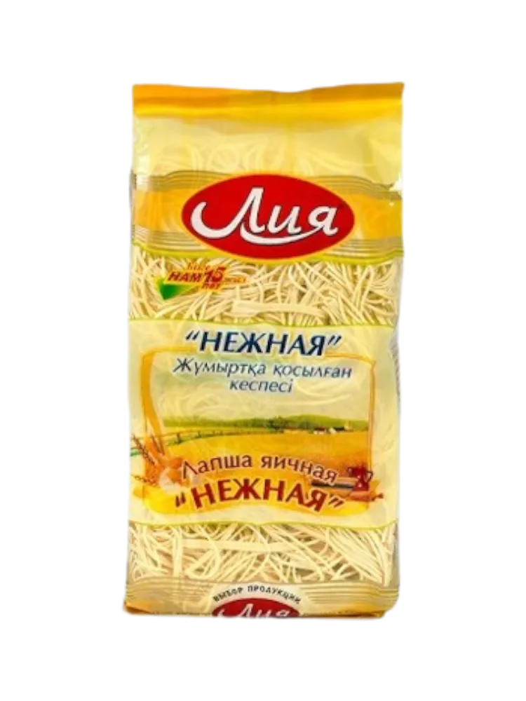 ЛАПША ЛИЯ НЕЖНАЯ ЯИЧНАЯ 230Г(24)