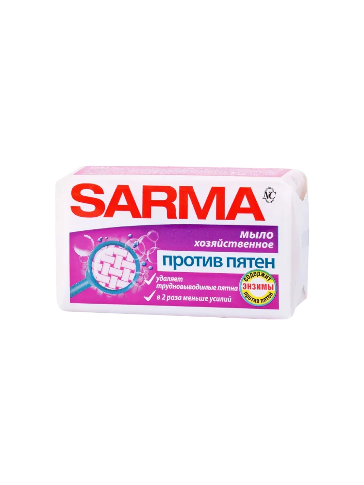 МЫЛО ХОЗ SARMA 140Г ПРОТИВ ПЯТЕН(48)