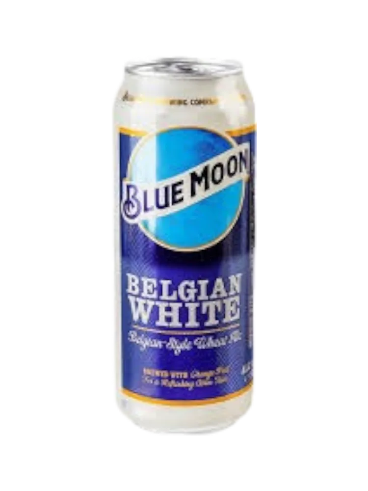 ПИВО BLUE MOON 0.5Л СВЕТЛОЕ ПШЕНИЧНОЕ НЕФИЛЬТР 5.4% Ж/Б(24) - фото 1